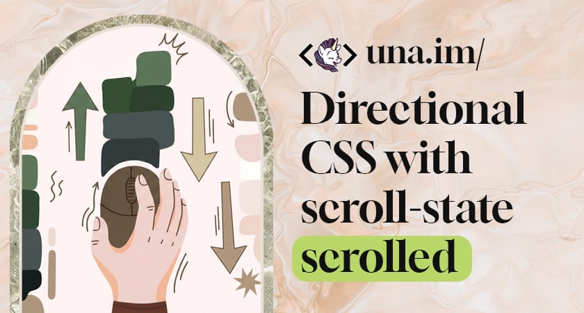 una.im | Направленный CSS с scroll-state(scrolled)